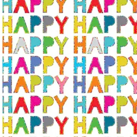 JAM Paper Happy Happy Happy Design Tissue Paper, 12ct. {3}