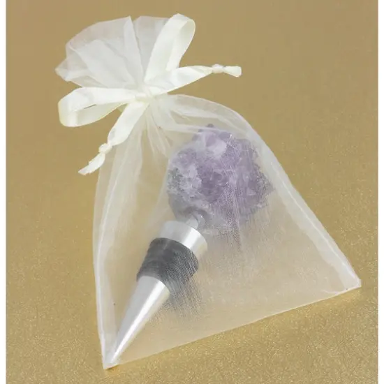 Wine Stopper with Amethyst {5}