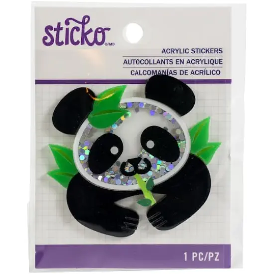 Sticko&reg; Panda Acrylic Sticker {1}