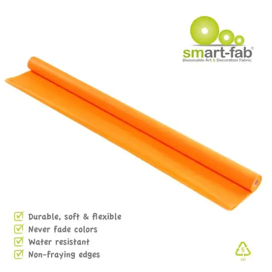 Smart-Fab&reg; Art & Decoration Fabric Roll, 48" x 40ft. Orange {5}