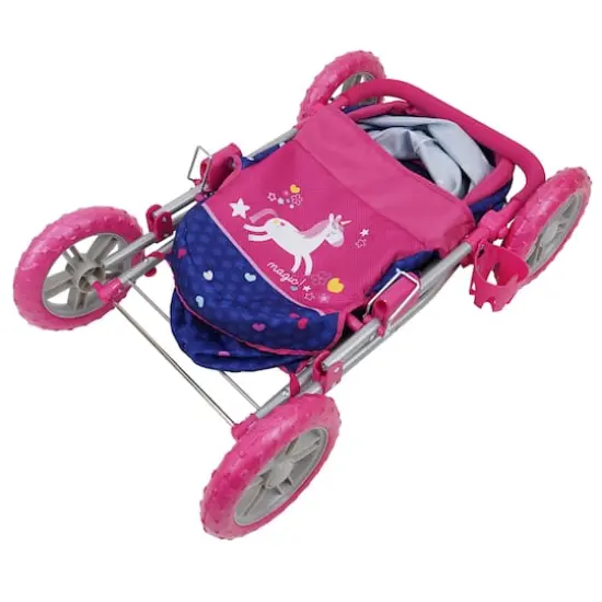 509 Crew Unicorn Doll Pram with Large Wheels {5}