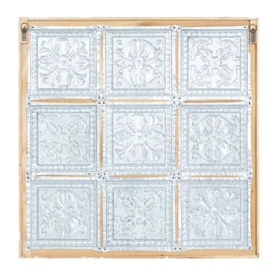 31" White Metal Rustic Floral Wall D&eacute;cor {5}