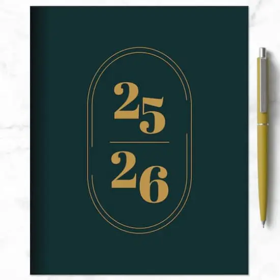 TF Publishing 2025-2026 Jade Medium Monthly Planner {5}