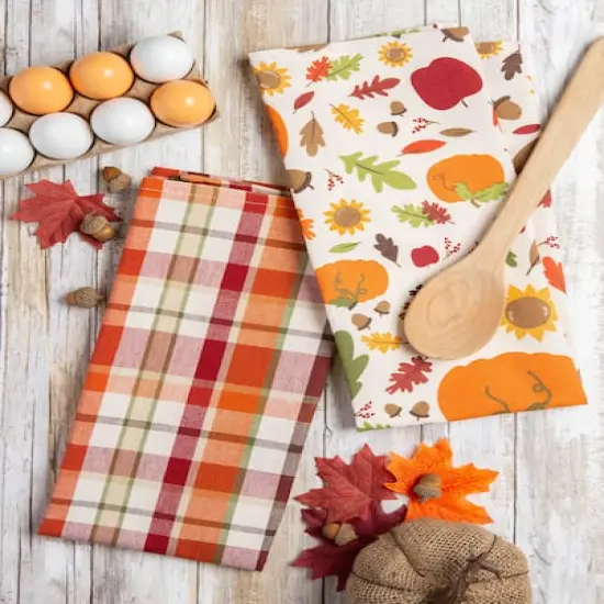 DII&reg; Assorted Fall In Love Dishtowel Set {5}