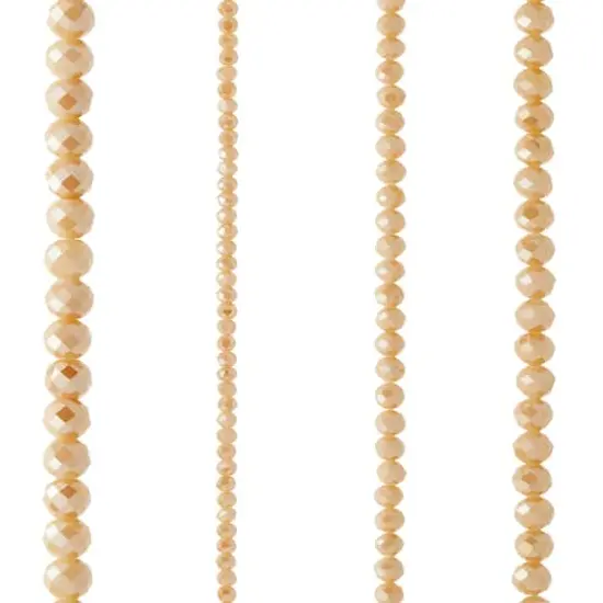 Champagne Faceted Glass Round Beads by Bead Landing&trade; {1}
