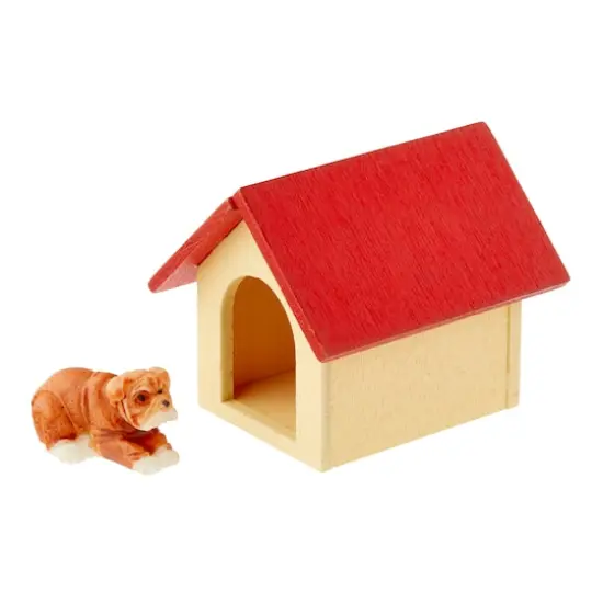 Mini Doghouse & Dog by Make Market&reg; {1}