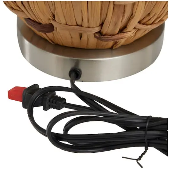 Seagrass Handmade Woven Table Lamp {5}