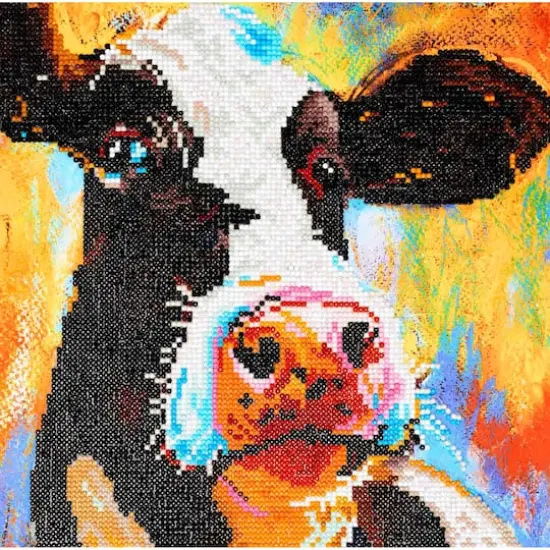 Diamond Art Intermediate Painted Cow Kit {1}