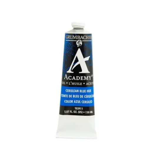 Grumbacher&reg; Academy&reg; Oil Color, 150mL Cerulean Blue Hue {1}