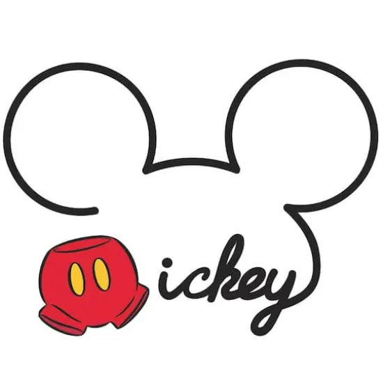 RoomMates Mickey Mouse All About Mickey Peel & Stick Giant Wall Decals {3}