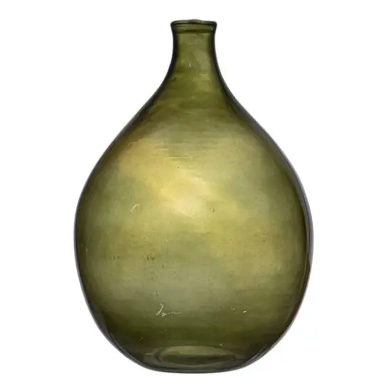 Hello Honey&reg; 12" Green Glass Bud Vase {8}
