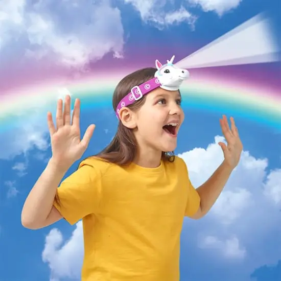 Brainstorm Toys Unicorn Head Flashlight With Light & Sound {5}