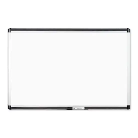U Brands PINIT Silver 36" x 24" Aluminum Frame Magnetic Dry Erase Board {1}