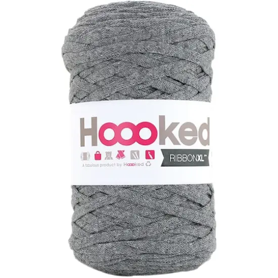 Hoooked RibbonXL Yarn Stone Gray {1}