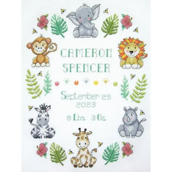 Design Works&trade; In the Jungle Counted Cross Stitch Kit {4}