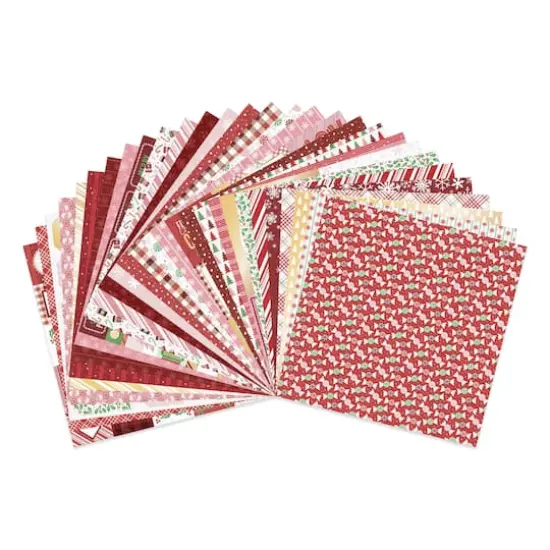 12" x 12" Peppermint Christmas Paper Pad by Recollections&trade; {3}