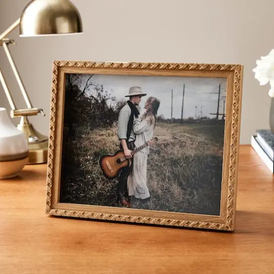 Expressions&trade; 8" x 10" Natural Paisley Frame by Studio D&eacute;cor&reg; {3}