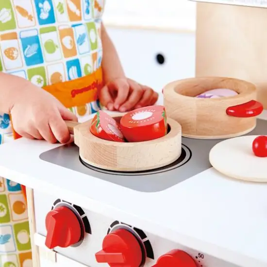 Hape Cook & Serve Kitchen Playset {6}