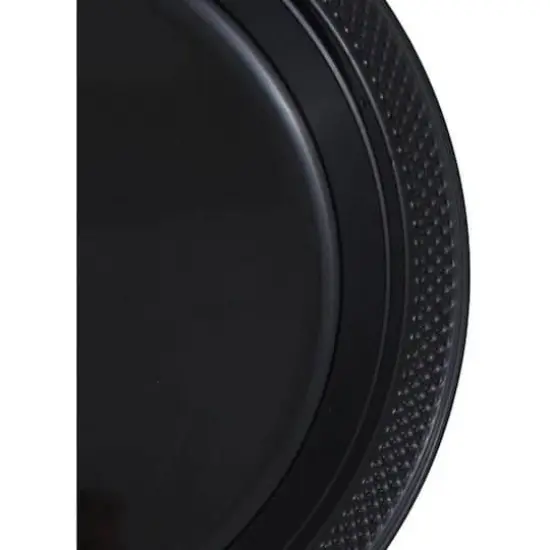 JAM Paper 10.25" Plastic Party Plates, 20ct. Black {4}