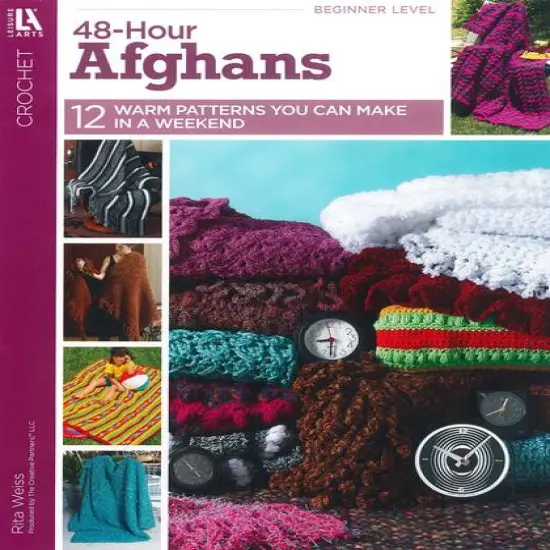 Leisure Arts&reg; Crochet 48-Hour Afghans Book {1}