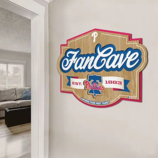 MLB Fan Cave Sign Philadelphia Phillies {5}
