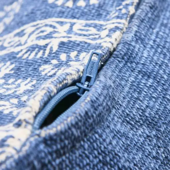 Hello Honey&reg; 20" Square Floral Fields Pillow Cover Blue {4}