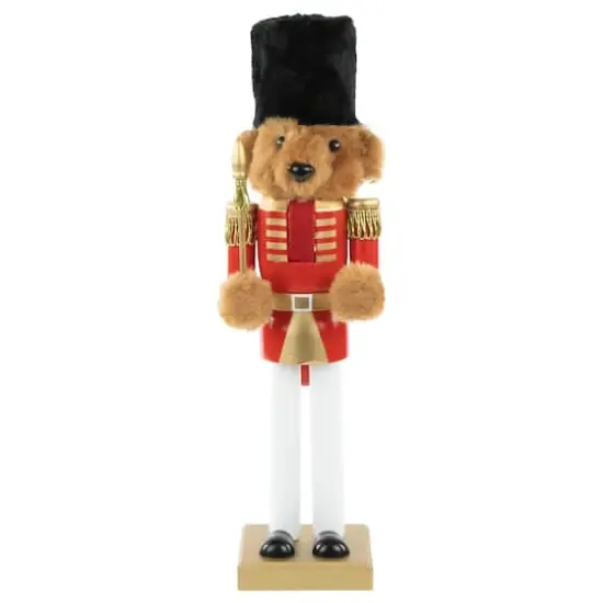 14" Wooden Nutcracker with Christmas Countdown Sign {9}