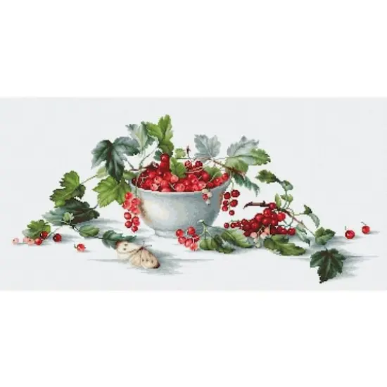 Luca-s Red Currants Counted Cross Stitch Kit {1}