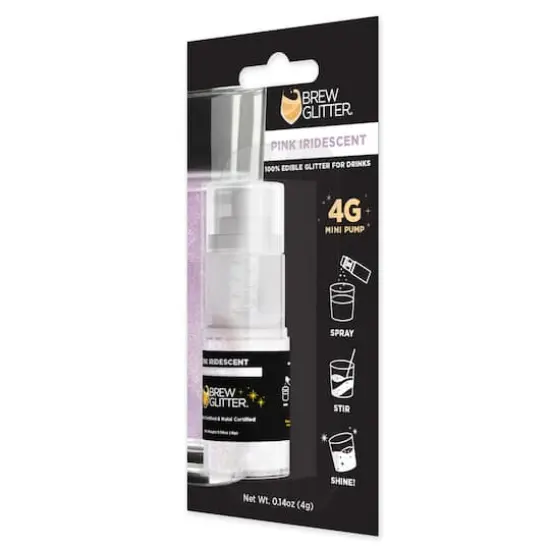 Bakell&reg; Brew Glitter&reg; Edible Drink Glitter Pink Iridescent {7}