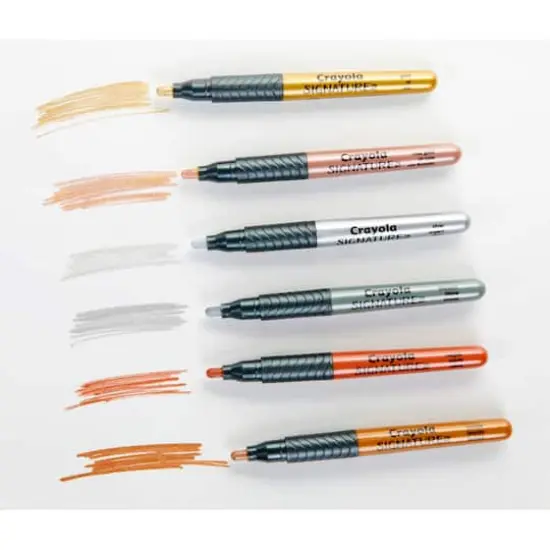 Crayola&reg; Signature&trade; Liquid Metal Permanent Markers {4}