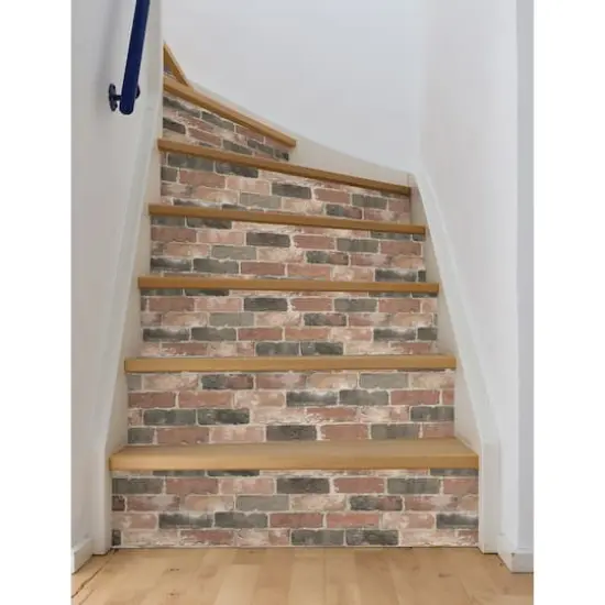 NuWallpaper Newport Reclaimed Brick Peel & Stick Wallpaper {4}