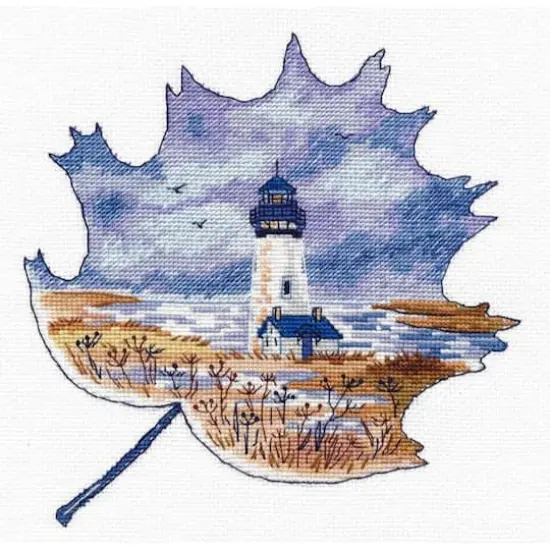 Oven Yaquina Head Lighthouse Cross Stitch Kit {1}
