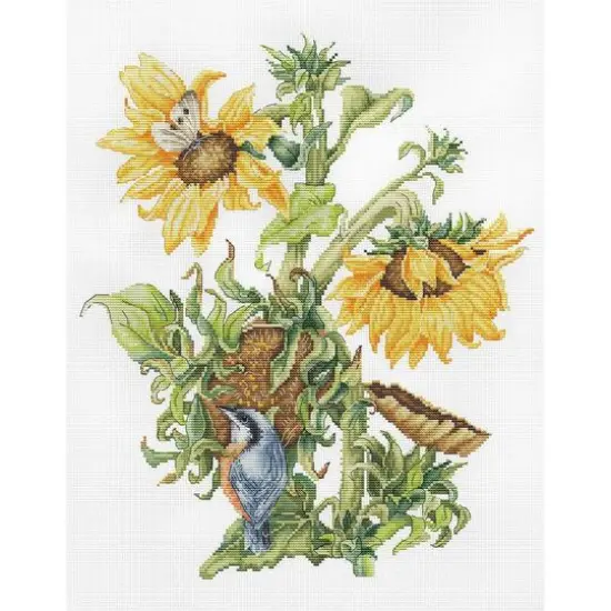 Luca-S September Bouquet Counted Cross-Stitch Kit {1}