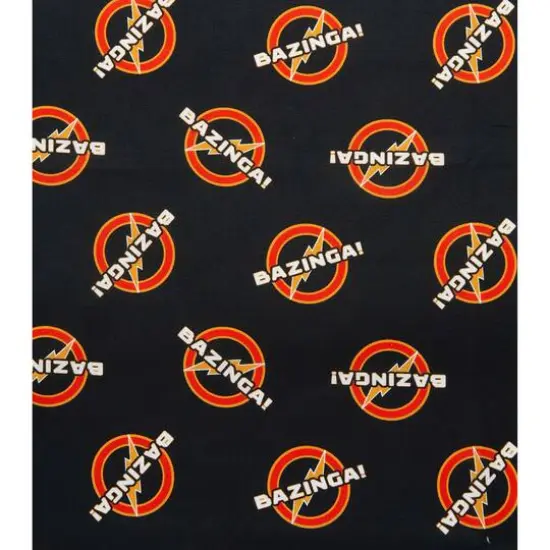 The Big Bang Theory Bazinga Precut Cotton Fabric {4}