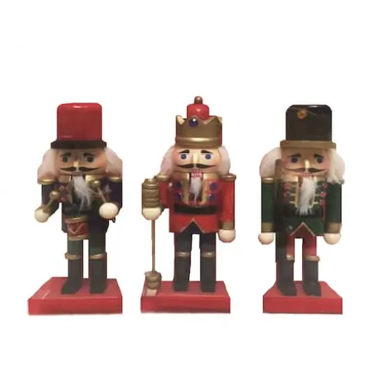 Santa's Workshop 6" Traditional Nutcrackers Set {1}