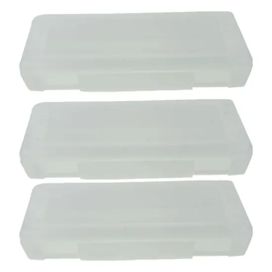 Romanoff&reg; Ruler Boxes, 3ct. Clear {1}
