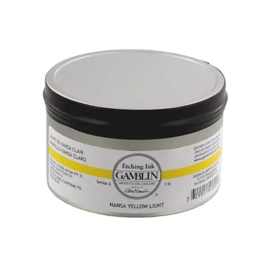 Gamblin Etching Ink, 1lb. Hansa Yellow Light {1}