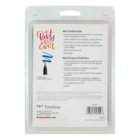 Tombow Fudenosuke Colors Hard Tip Brush Pens {11}