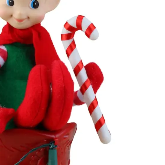 18" Santa's Elves Illuminated Sleigh Tabletop Accent {8}