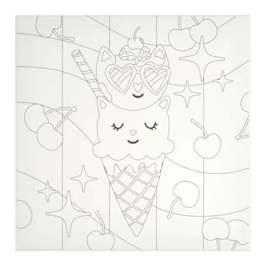 Cat Canvas Painting Kit by Creatology&trade; {3}