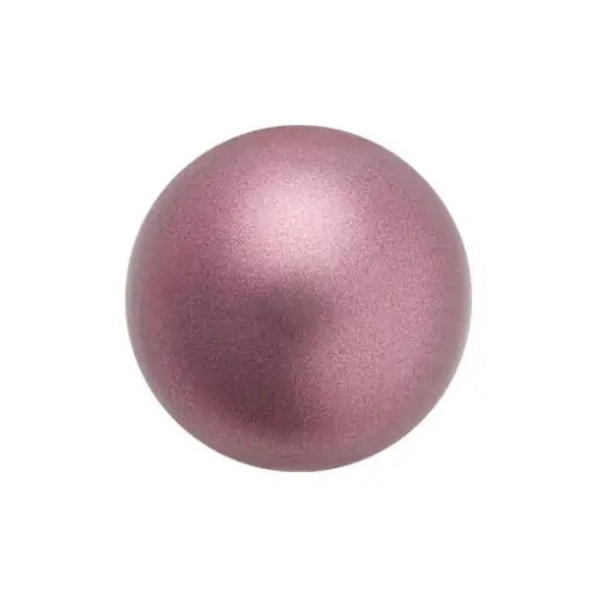 Preciosa Maxima 4mm Glass Nacre Pearls, 100ct. Light Burgundy {1}