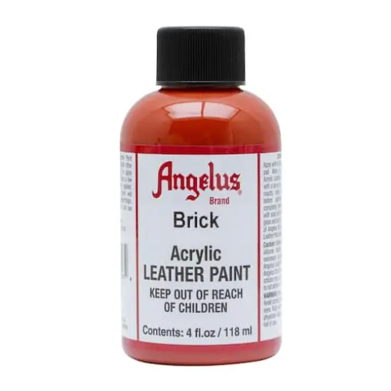 Angelus&reg; Acrylic Leather Paint, 4oz. Brick {1}