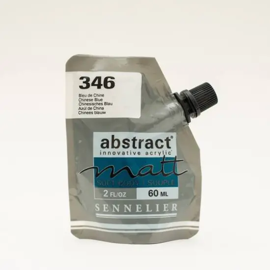 Sennelier Matt Abstract&reg; Acrylic, 60mL 346 Chinese Blue {1}