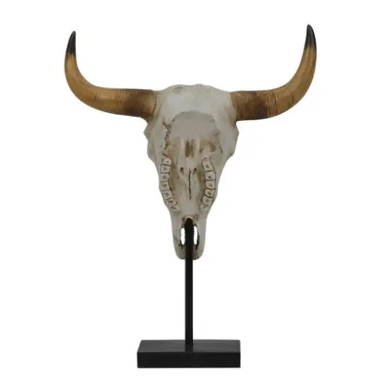 16.5" Bull Head Tabletop D&eacute;cor by Ashland&reg; {3}