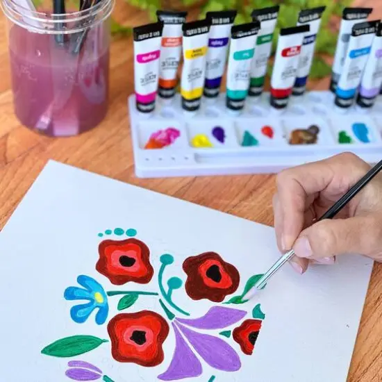 ArtSkills&reg; 32 Piece Complete Acrylic Paint Set {6}