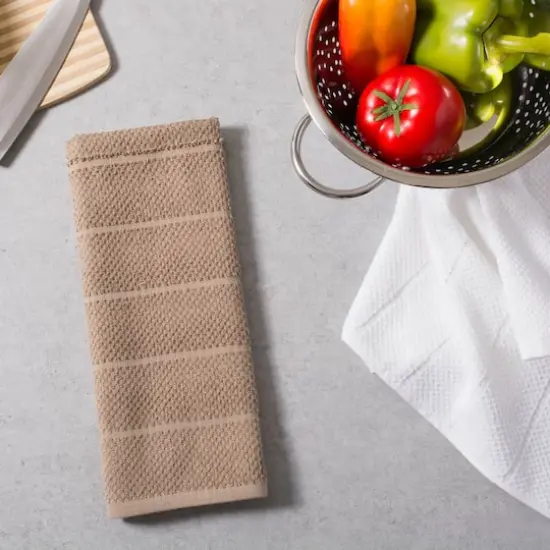 DII&reg; Assorted Stone Basic Chef Terry Dishtowel (Set of 4) {4}