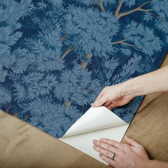 RoomMates Ardian Navy Peel & Stick Wallpaper {6}