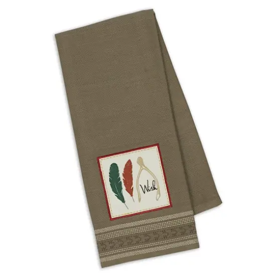 DII&reg; Wish Embroidered Dishtowels, 2ct. {3}
