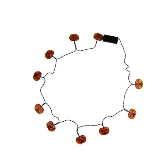 LED Skull, Spider & Jack-o-Lantern Halloween Light Set {3}