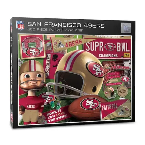 NFL Retro Series 500 Piece Puzzle San Francisco 49ers {1}